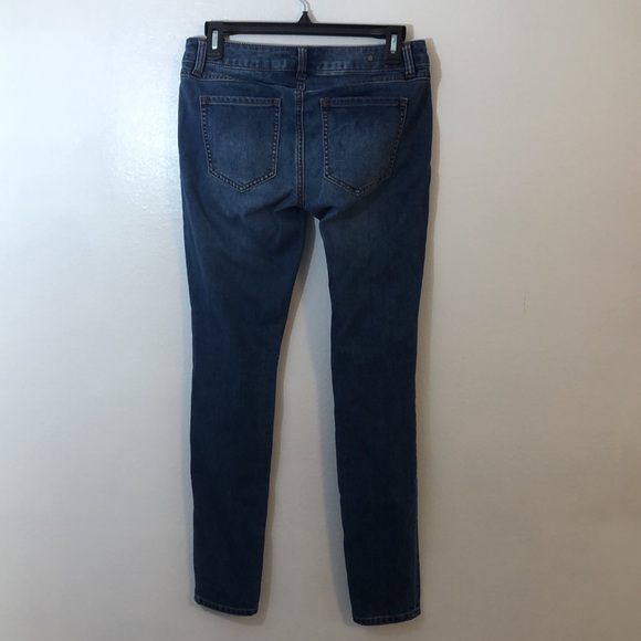 CABI skinny #5087 distressed medium wash jeans denim casual - Picture 15 of 16